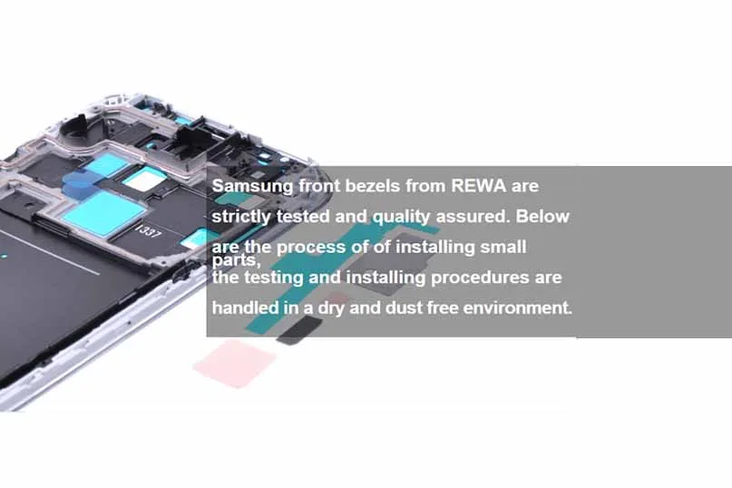 Step-by-Step Guide to Small Parts Installation on Samsung Front Bezel