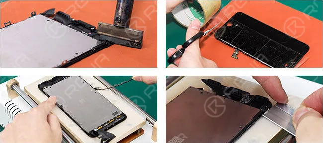 LCD en separador LCD manual