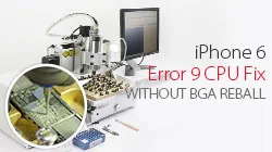 Reparación de Error 9 de CPU de iPhone 6 sin Reballing BGA