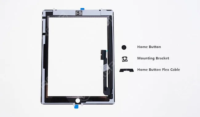 ipad touch screen home button assembling tutorial 3