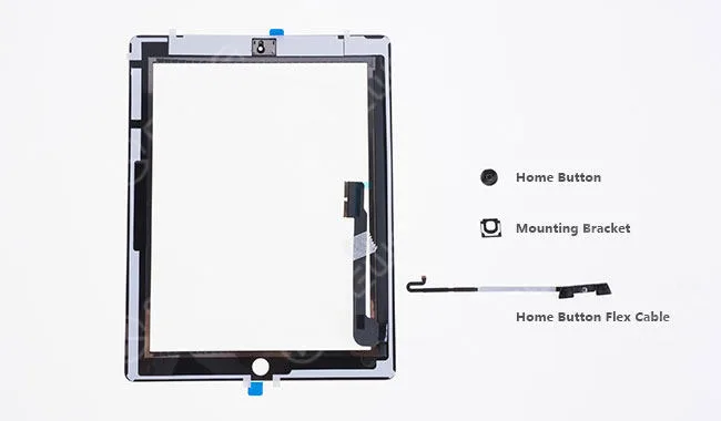 ipad touch screen home button assembling tutorial 4