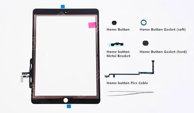 ipad touch screen home button assembling tutorial 5