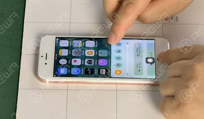 iphone lcd-bildschirm abmusterungstest Test der Touch-Funktion