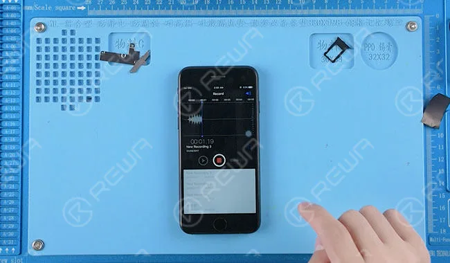 Touch function and record function back to normal.