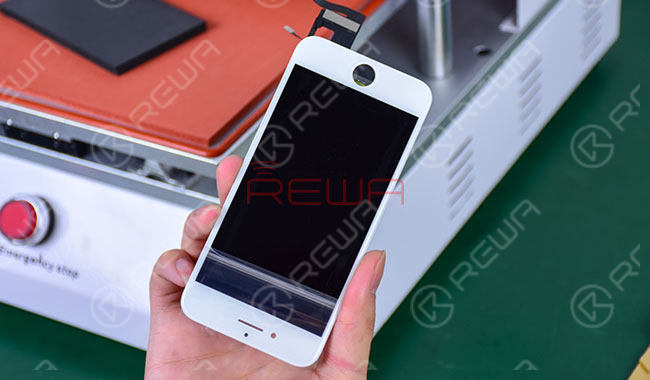iphone 8 broken lcd screen refurbishing - glass only repair iPhone 8 Zerbrochener LCD-Bildschirm Wiederaufbereitung