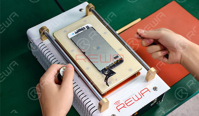 iphone 8 broken lcd screen refurbishing - glass only repair iPhone 8 Zerbrochener LCD-Bildschirm Wiederaufbereitung
