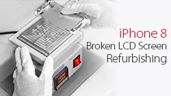 iPhone 8 Broken LCD Screen Refurbishing Glass Only Repair