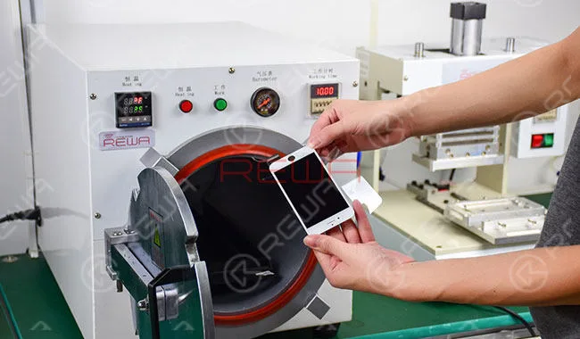 Ricondizionamento dello schermo LCD rotto di iPhone 8