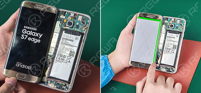 Pantalla de cristal Samsung Galaxy S7 edge