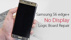 Cómo reparar la pantalla negra sin visualización en el Samsung S6 Edge Plus