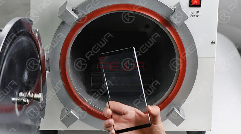 réparation de l'écran brisé du samsung galaxy note 8 Elimination des bulles