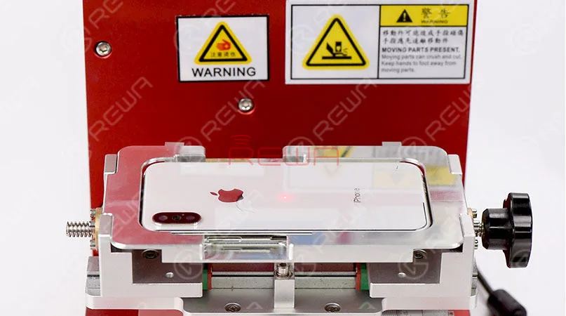 iPhone X/8 Plus/8 vetro posteriore di separazione con macchina laser
