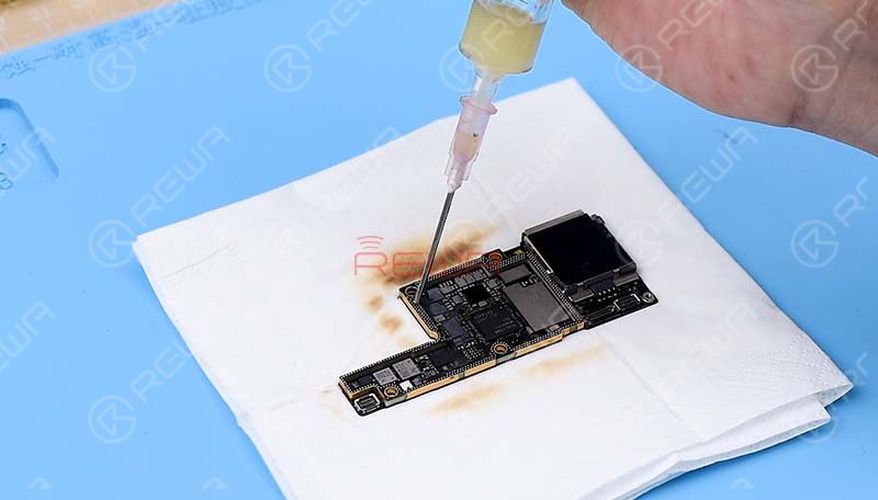 iphone x data recovery from dead motherboard upper layer in position