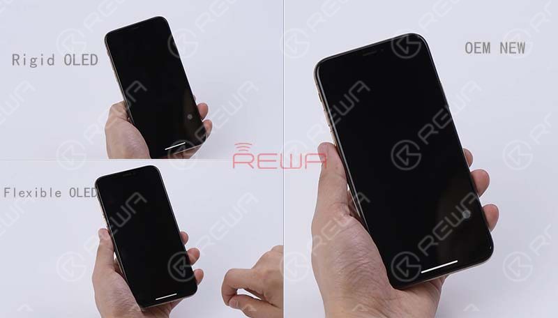 Prueba de comparación de pantallas genéricas de China para iPhone XS