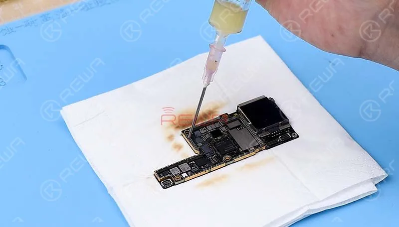 iphone x data recovery from dead motherboard upper layer in position