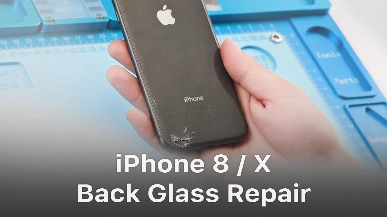 Quick Solution – iPhone 8/X Broken Back Glass Repair/Replacement