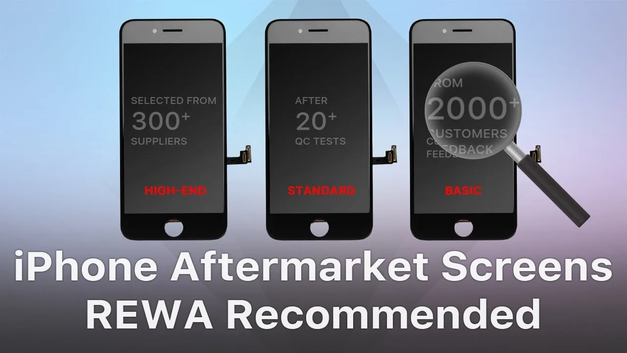 Do I have to choose an original iPhone screen?