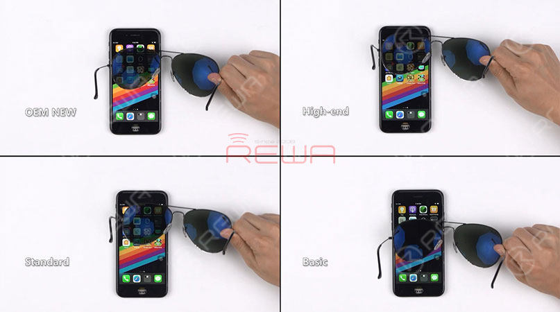 Schermi aftermarket per iPhone 6-8 Plus - Raccomandati da REWA