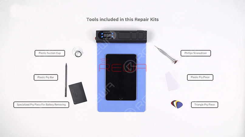 Kit de reparación que ahorra tiempo - Almohadilla de precalentamiento para sustitución de pantalla/batería