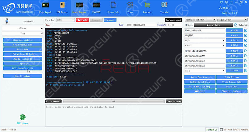 PCIE NAND Flash Memory Chip Programmer