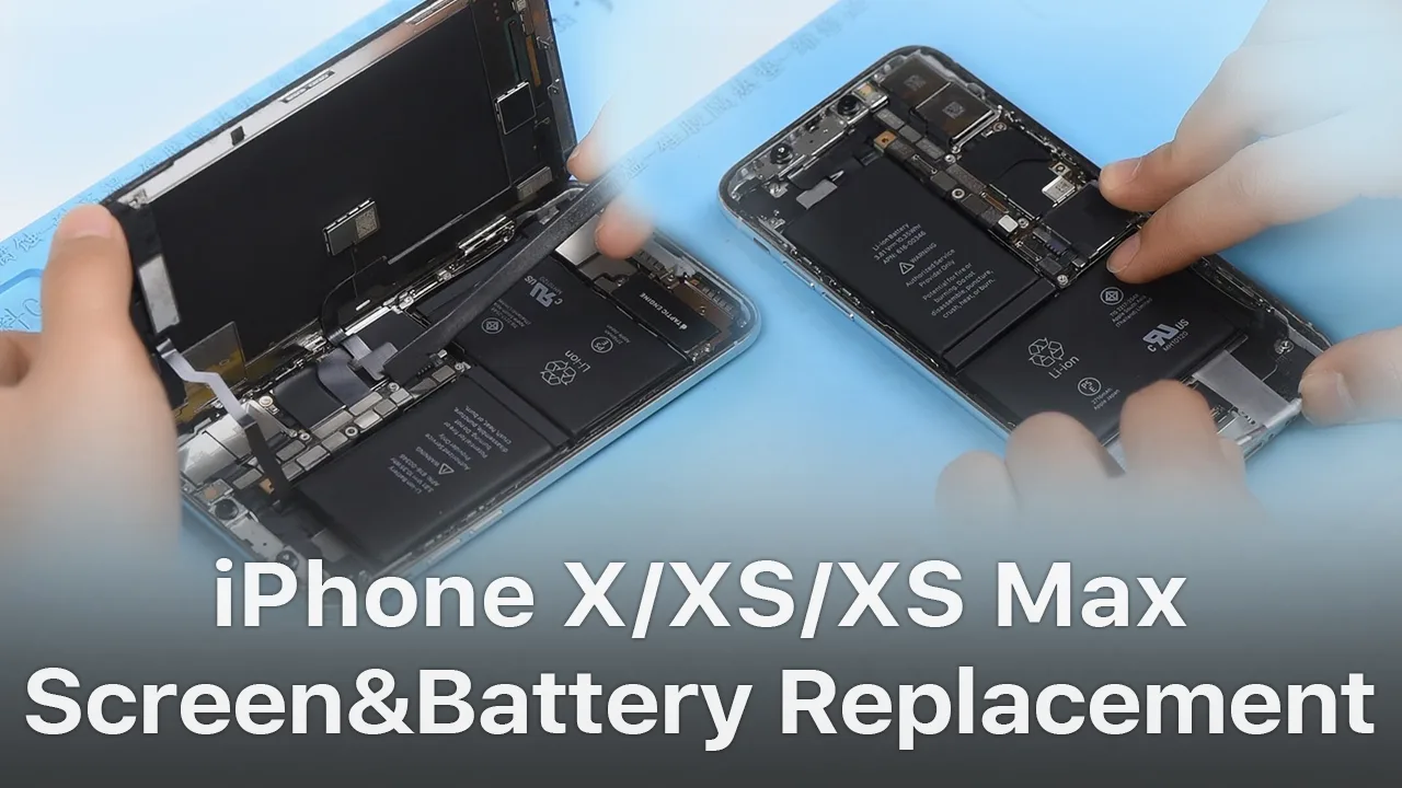 Remplacement d'écran et de batterie pour iPhone X/XS/XS Max