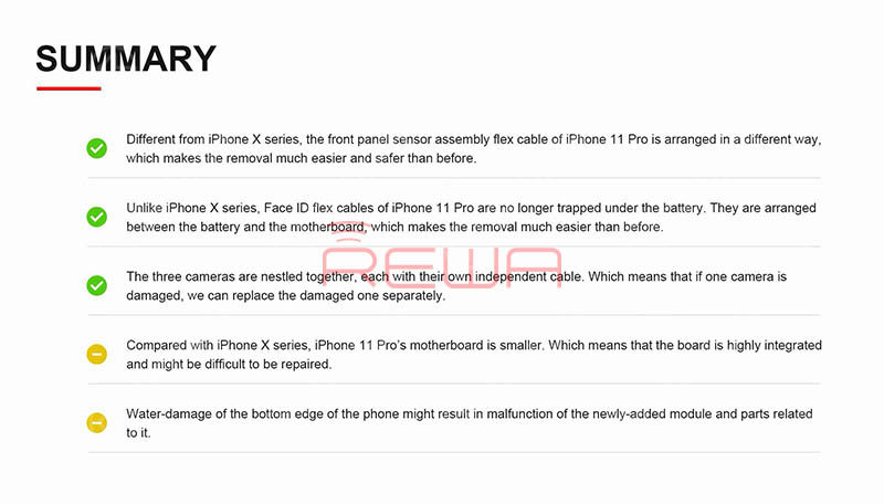 iPhone 11 Pro Teardown - REWA Exklusive Reparatur Tipps