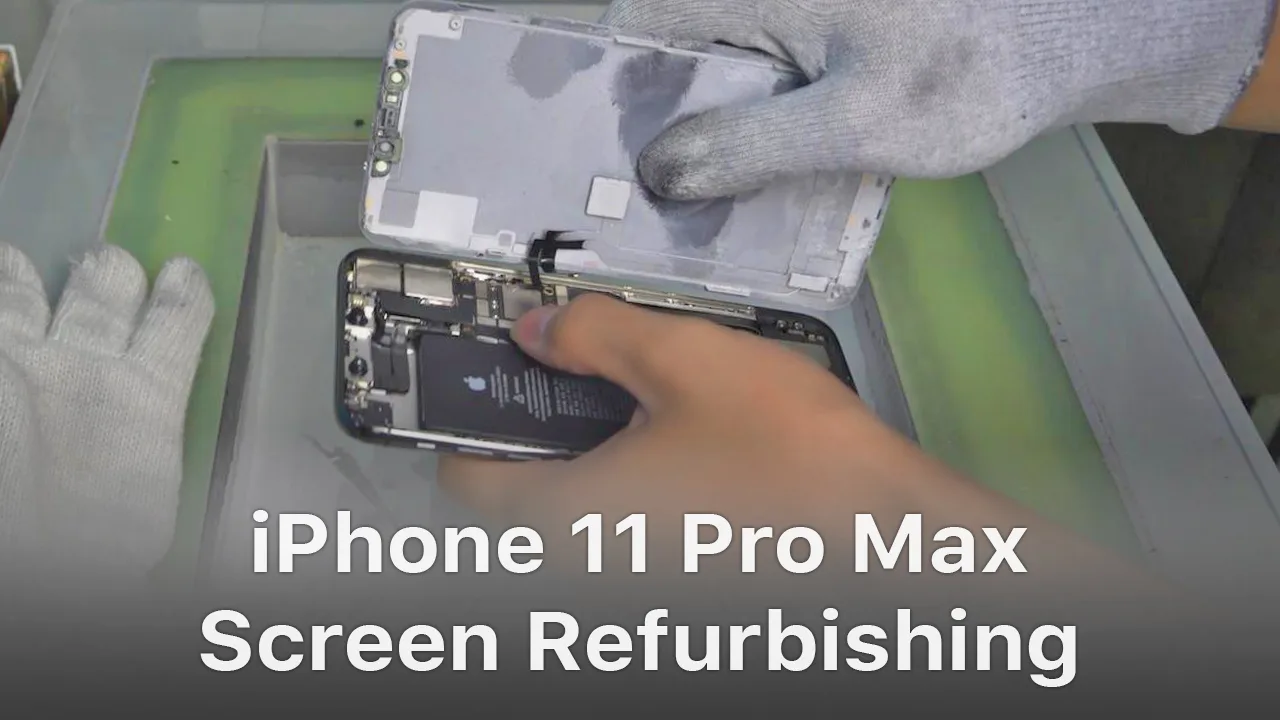 Reconditionnement d'écran iPhone 11 Pro Max