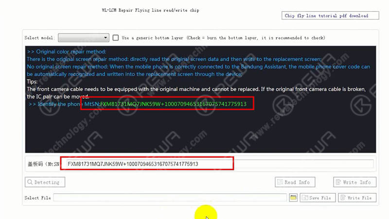 Fix iPhone True Tone Missing After Screen Replacement- REWA Selected Repair Programmer