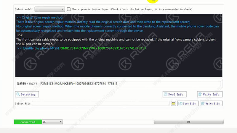 Fix iPhone True Tone Missing After Screen Replacement- REWA Selected Repair Programmer