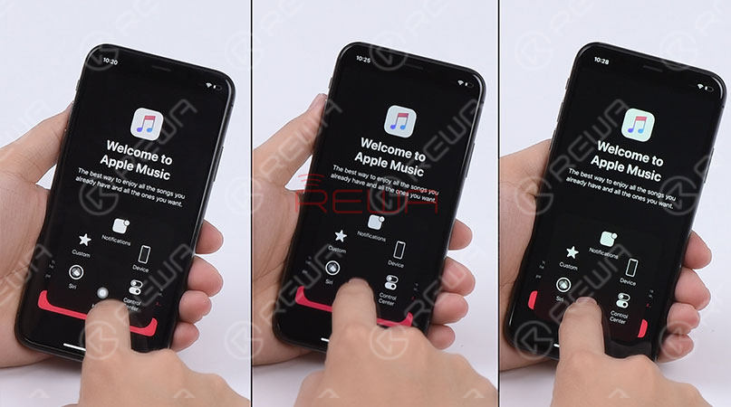 Prueba de compatibilidad de la pantalla y la batería del iPhone Aftermarket con iOS 13