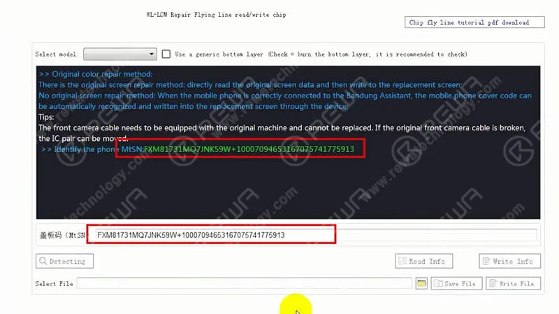 Fix iPhone True Tone Missing After Screen Replacement- REWA Selected Repair Programmer