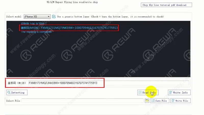 Fix iPhone True Tone Missing After Screen Replacement- REWA Selected Repair Programmer
