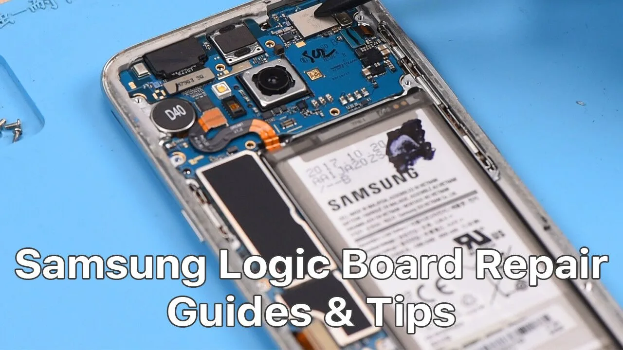 Guías y consejos para reparar la placa lógica de Samsung ( Demo Galaxy S8 )