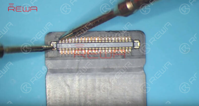 iphone x bottom speaker not working repair Run diode mode measurement of the DOCK connector. The measured value is normal. Which indicates that the bottom speaker is in normal condition.