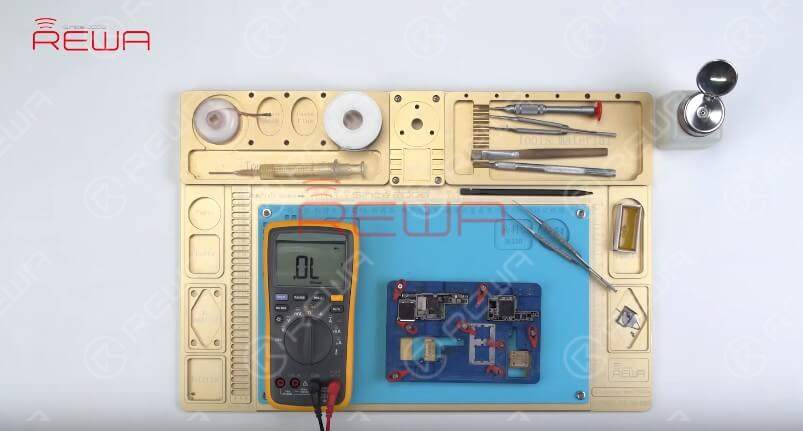 iphone x bottom speaker not working repair Clean the third space PCB. Run diode mode measurement of Pin S162 and Pin S163. The measured value is normal.