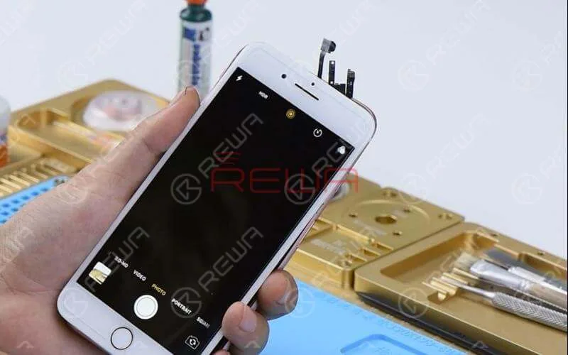 troubleshooting iphone front camera issues using jumping wire Press power button to power on. Tap ‘Camera’ icon and enter into camera mode. The rear camera works normally. Switch to front camera. It can not be activated.