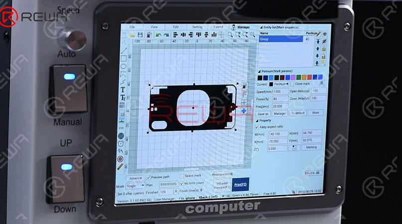 New Arrivals REFOX Automatic Desktop Laser Machine Set