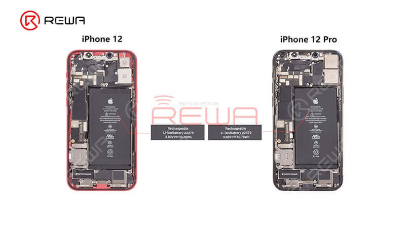 Moving to other internal parts, we can find two models’ speakers have the same look and size as well. Two Tactic Engines present the same appearance and size. After the swapping of Tactic Engines, the vibration function works well. Let’s see what will happen after the battery swaps. “Important battery message” pops up which indicates that BMS used in battery feature an encrypted IC. However, the phone still can charge normally. 