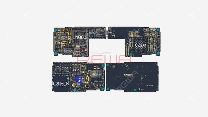 Open the bitmap. We can see there are many associated components on the main power supply circuit.