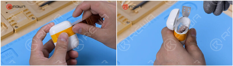 airpods charging case battery replacement - not charging issue AirPods charging case disassembly