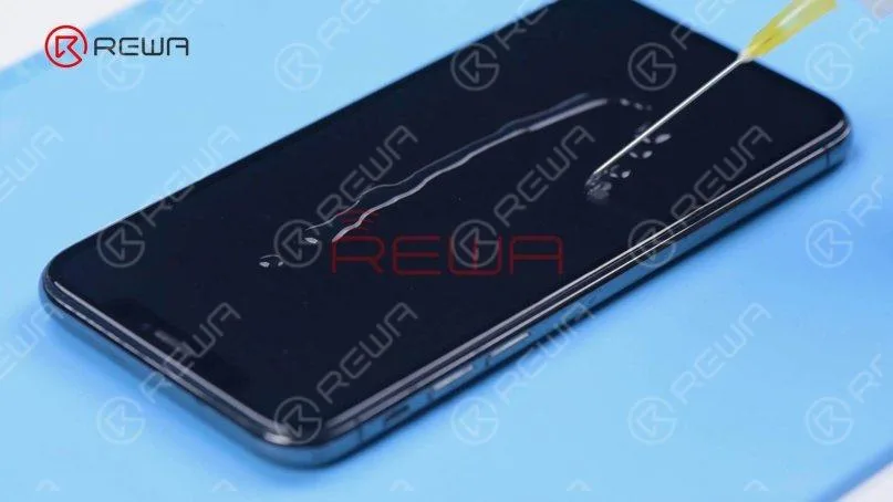 remove phone screen/back glass scratches in 6 mins by grinding & polishing hydrophobic effect