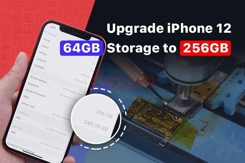 Upgrade iPhone 12 64GB Storage to 256GB – The Easiest Ever?