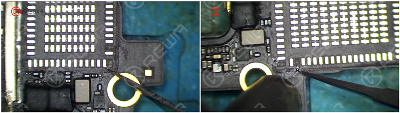 modo innovativo per riparare i pad mancanti della scheda madre - capocorda a saldare refox Un modo innovativo per riparare i pad mancanti della scheda madre - Capocorda a saldare REFOX