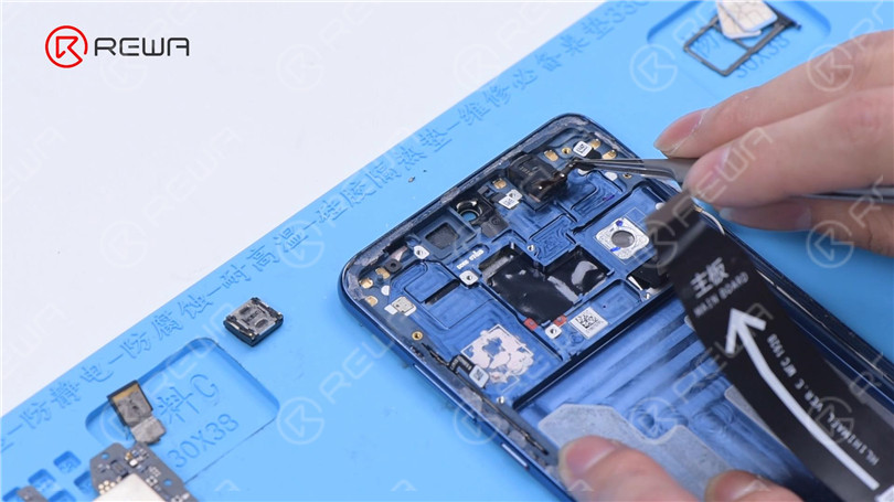 Reparatur des zerstörten HUAWEI MATE 20 durch REWA