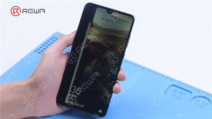Reparatur des zerstörten HUAWEI MATE 20 durch REWA