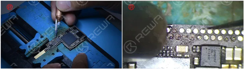 Innovativer Weg zur Reparatur von fehlenden Motherboard-Pads - REFOX Lötöse