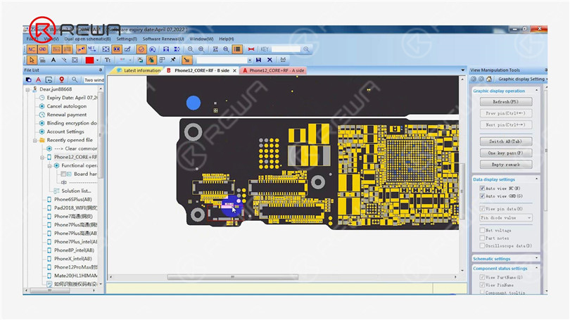 Reparar iPhone 12 que no enciende mediante cámara termográfica infrarroja