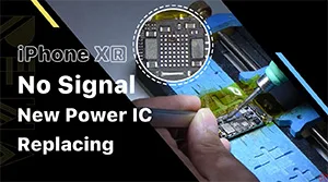 Riparazione dell'iPhone XR senza segnale - Sostituzione del nuovo circuito integrato di alimentazione e del cavo di salto