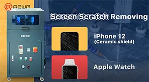iPhone 12 (Ceramic Shield) and Apple Watch 3 Scratches Removing By Grinding & Polishing