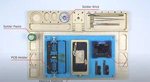 iPhone X-12 Separazione e ricombinazione delle schede a doppia pila | Suggerimenti dell'Accademia REWA